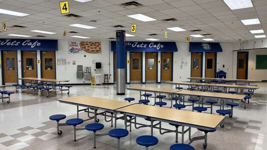 Corporate Landing Middle School Cafeteria in Virginia Beach