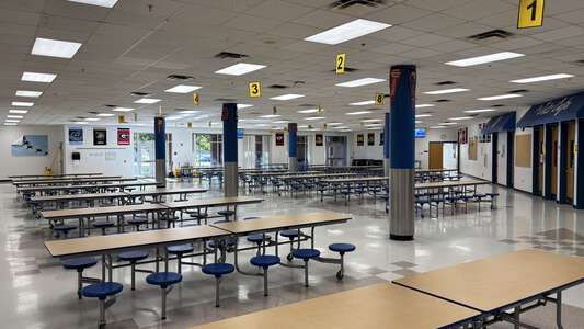 Corporate Landing Middle School Cafeteria in Virginia Beach