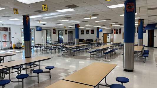 Corporate Landing Middle School Cafeteria in Virginia Beach