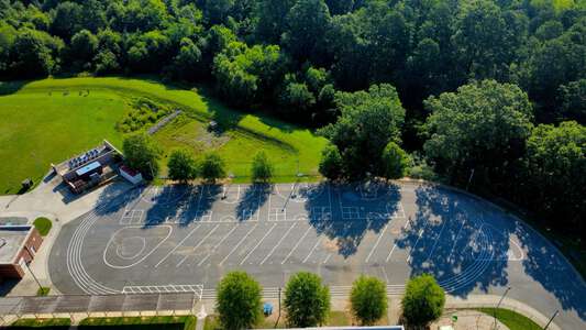 Grand Oak Elementary School Parking Lot - Bus Lot in Huntersville 2