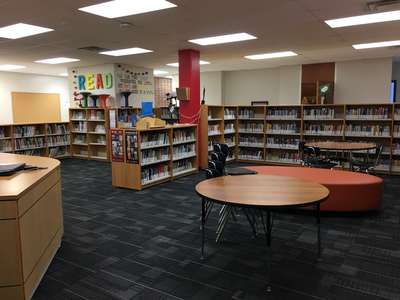 Mill Creek Elementary School Library in Independence