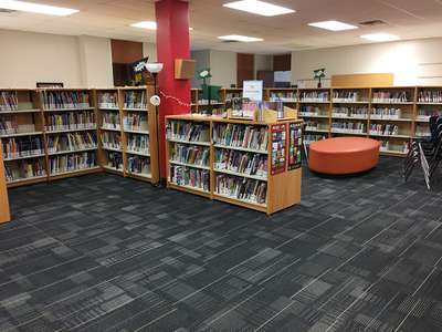 Mill Creek Elementary School Library in Independence