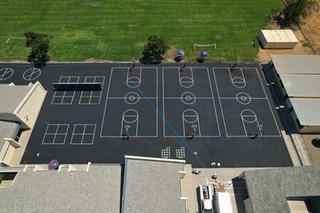 H. Roger Tatarian Elementary School Outdoor Basketball Courts in Fresno 1