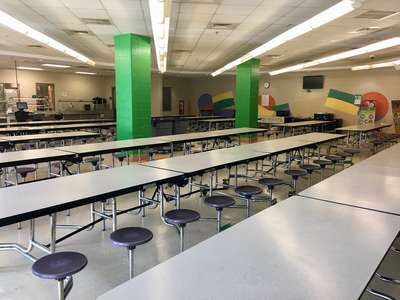 Booker T. Washington K-8 School Cafeteria in Birmingham