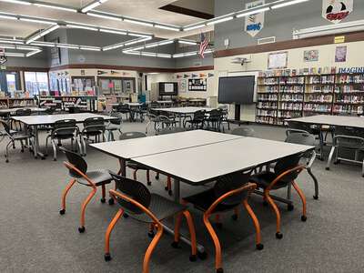 Delta Sierra Middle School Library in Stockton