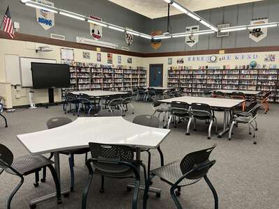 Delta Sierra Middle School Library in Stockton