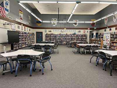 Delta Sierra Middle School Library in Stockton