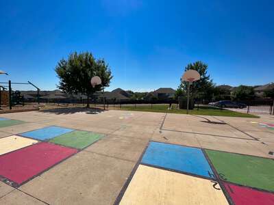 Ridgeview Elementary School Outdoor Basketball Courts in Keller