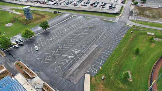 Warren Central High School Parking Lot - Back in Bowling Green