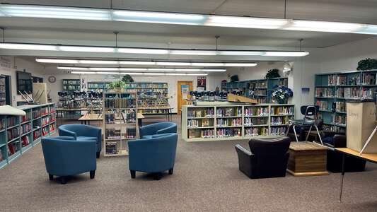 Franklin Middle School Library in Pocatello
