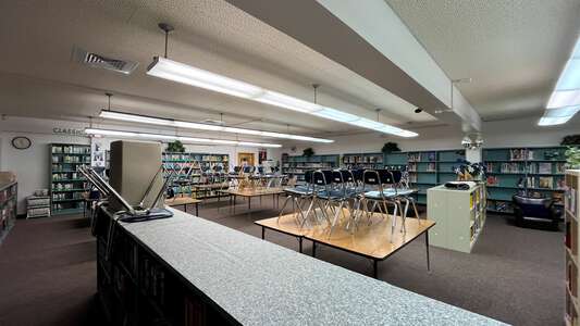 Franklin Middle School Library in Pocatello
