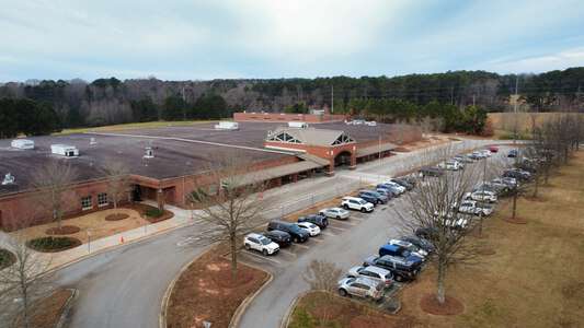 Mulberry Elementary School Parking Lot - Main Front in Auburn 2