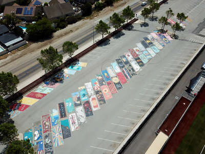 Hollister High School Stadium Parking Lot in Hollister