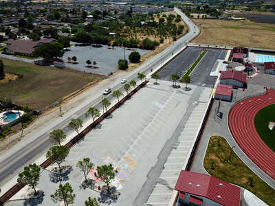 Hollister High School Stadium Parking Lot in Hollister