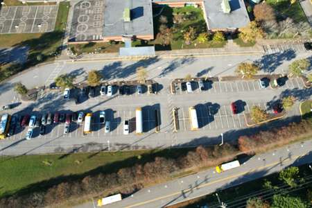 Strawbridge Elementary School Parking Lot in Virginia Beach