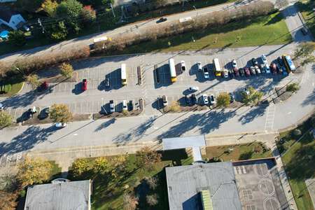 Strawbridge Elementary School Parking Lot in Virginia Beach
