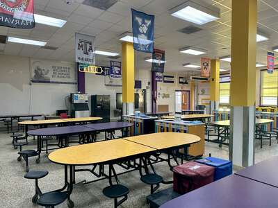 Elisha M. Pease Elementary School Cafeteria in Dallas