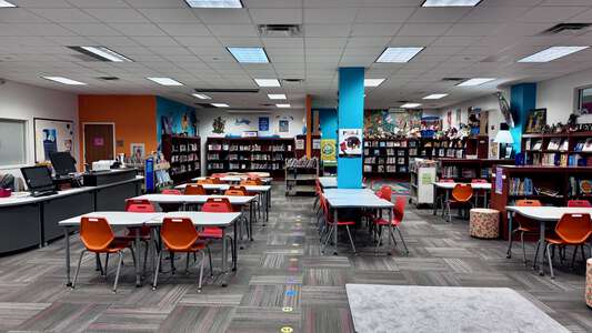 Frank Guzick Elementary School Library in Dallas