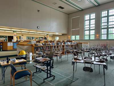 Sellwood Middle School Library in Portland