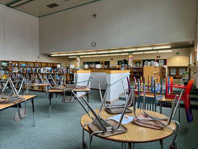 Sellwood Middle School Library in Portland