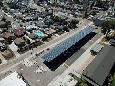 Hilltop High School Parking Lot 2 in Chula Vista
