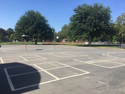 C.E. Dingle Elementary School Blacktop in Woodland