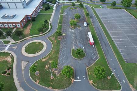 Nation Ford High School Parking Lot - Teachers Front in Fort Mill
