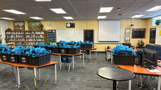 Moapa Valley High School Library in Overton