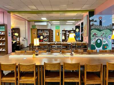 McCallum High School Library in Austin