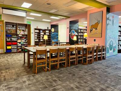 McCallum High School Library in Austin