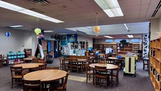 Rufus C Burleson Elementary School Library in Dallas