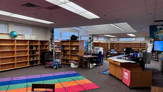 Rufus C Burleson Elementary School Library in Dallas