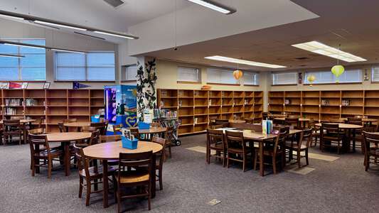 Rufus C Burleson Elementary School Library in Dallas