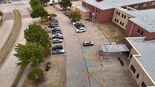 Jerry R. Junkins Elementary School Parking Lot - Front in Carrolton
