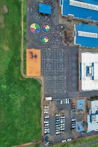 Florence Markofer Elementary School Outdoor Basketball Courts in Elk Grove