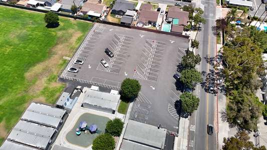 Harry Wirtz Elementary School Parking Lot - Front in Paramount