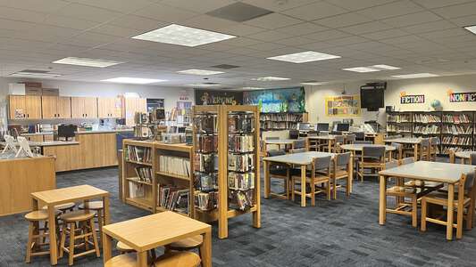Schilling Elementary  Library in Newark