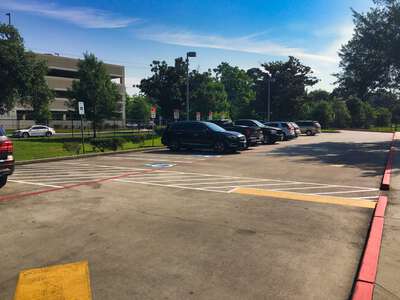 Peck Elementary Parking Lot - Side in Houston