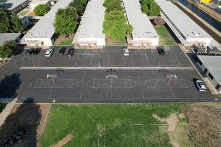 Mayfair Elementary School Outdoor Basketball Courts in Fresno