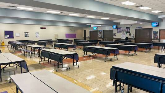 Banks Trail Middle School Cafeteria in Fort Mill