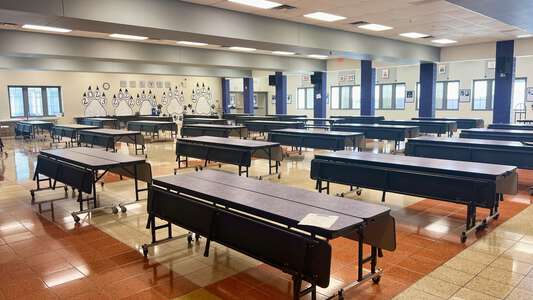 Banks Trail Middle School Cafeteria in Fort Mill