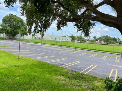 Pine Villa Elementary School Parking Lot in Miami