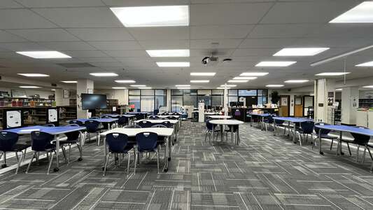 Shiloh Middle School Library in Snellville