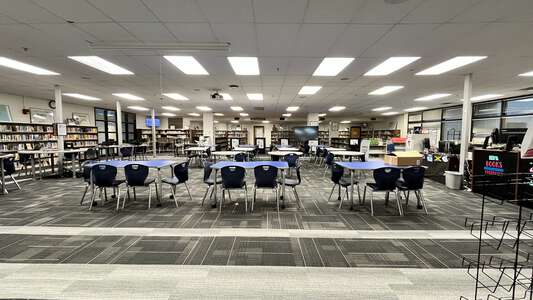 Shiloh Middle School Library in Snellville