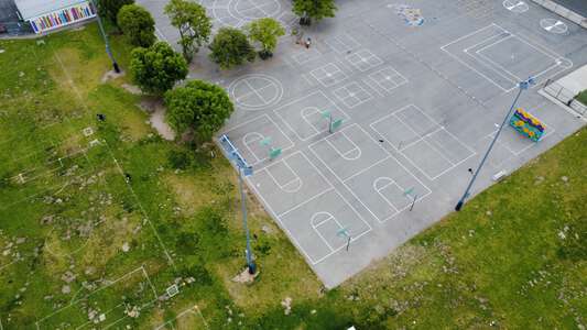 Providencia Elementary School Outdoor Basketball Courts in Burbank 3