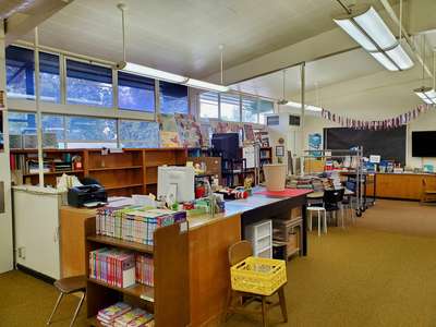 Jordan Elementary School Library in Whittier