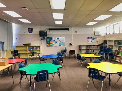 John Bidwell Elementary School Library in Sacramento