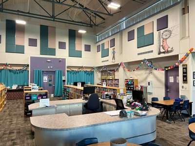 Simmons - Eva G. Elementary School Library in North Las Vegas