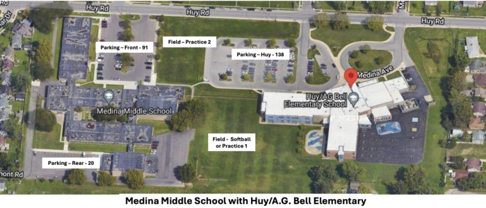 Huy Elementary School Parking Lot in Columbus 2