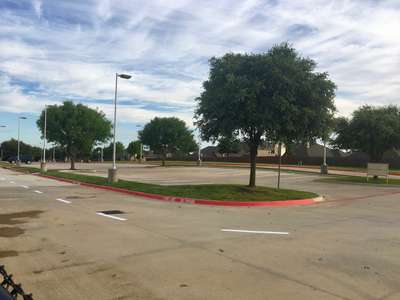 Annette Perry Elementary School Parking Lot - Back in Mansfield 3